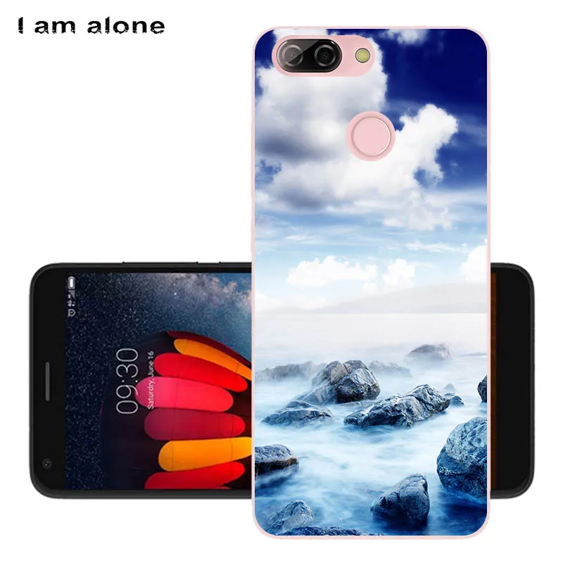Сумки для телефона I am alone ZTE Blade V9 Vita 5 45 дюймов мягкий ТПУ мобильный Модный чехол с