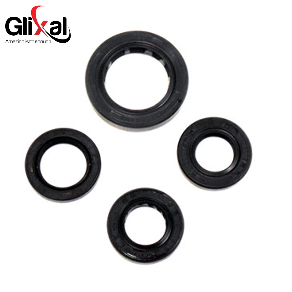 Glixal GY6 125cc 150cc 4T полный комплект уплотнения масла для 152QMI 157QMJ Скутер мопед ATV Quad Go Kart