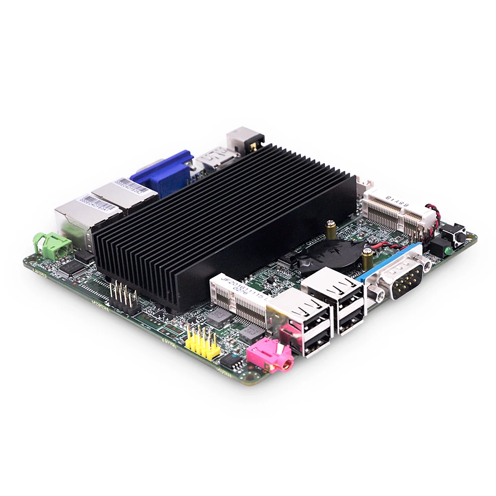 OEM Qotom Мини ПК плата Q1007G2 P celeron 1007U двухъядерный низкомощный безвентиляторный