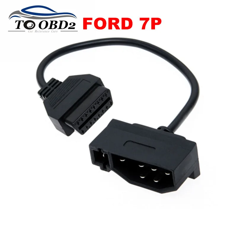Новейшая модель OBD2 адаптера переменного тока для Ford 7Pin DLC привести Интерфейс OBDII