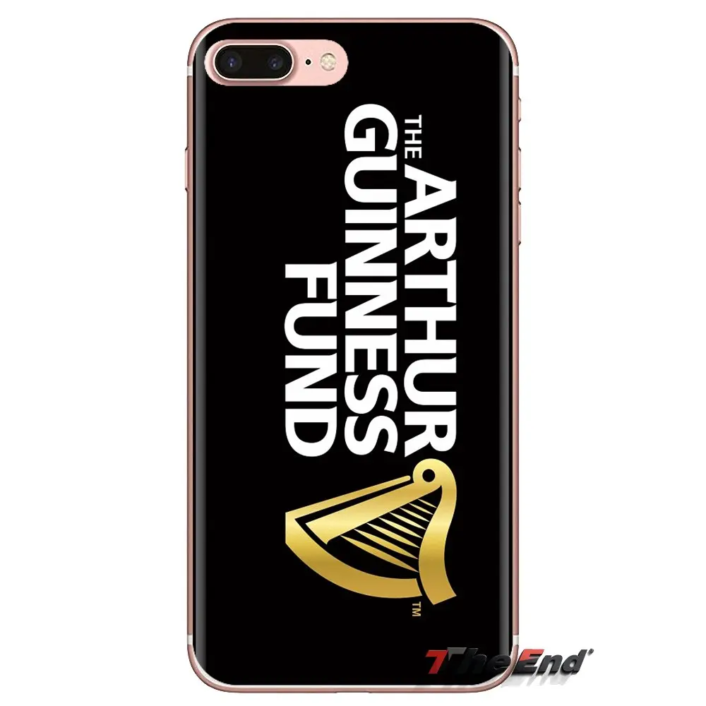 Transparent Soft Shell Covers For Xiaomi Redmi 4A S2 Note 3 3S 4 4X 5 Plus 6 7 6A Pro Pocophone F1 Guinness Beer Print Logo |
