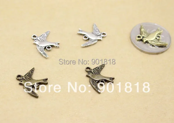 Винтажный sideway charm bird 20 шт./пакет опт 22*18 мм F199|bird charm|charms vintagecharms wholesale |