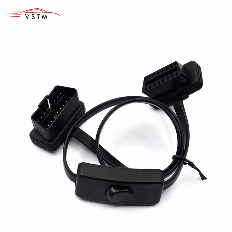 Автомобильный диагностический соединительный кабель OBD 2 II сплиттер в 1