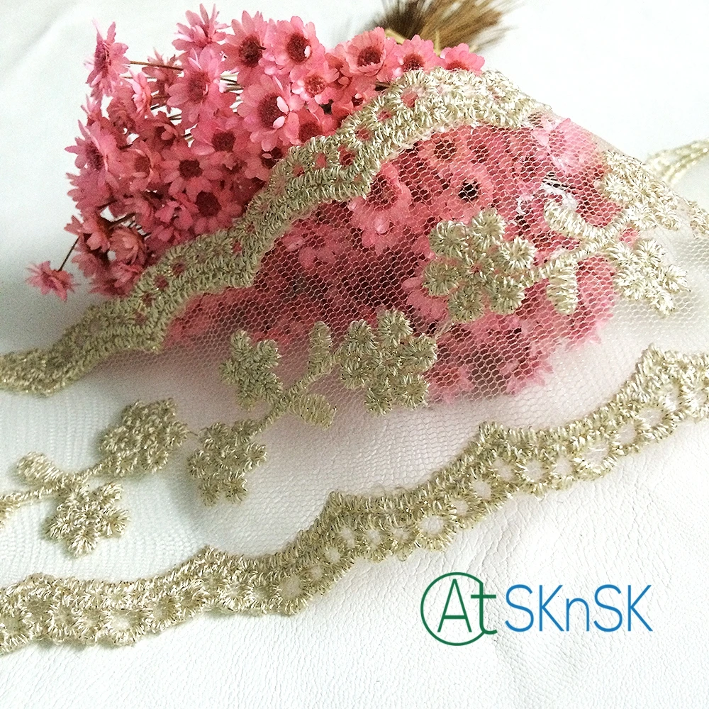 100yard/lot Good quality white and black eyelashes lace fabrics wide 6CM handmade clothing accessories diy flower trim DHL | Дом и сад