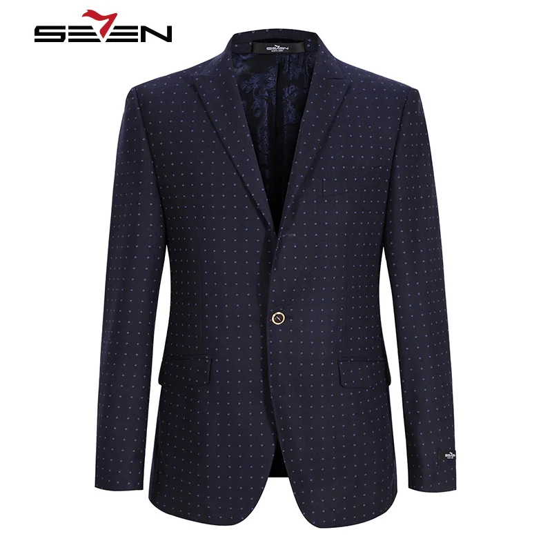 Seven7 бренд известный высокого качества повседневный мужской цветочный костюм