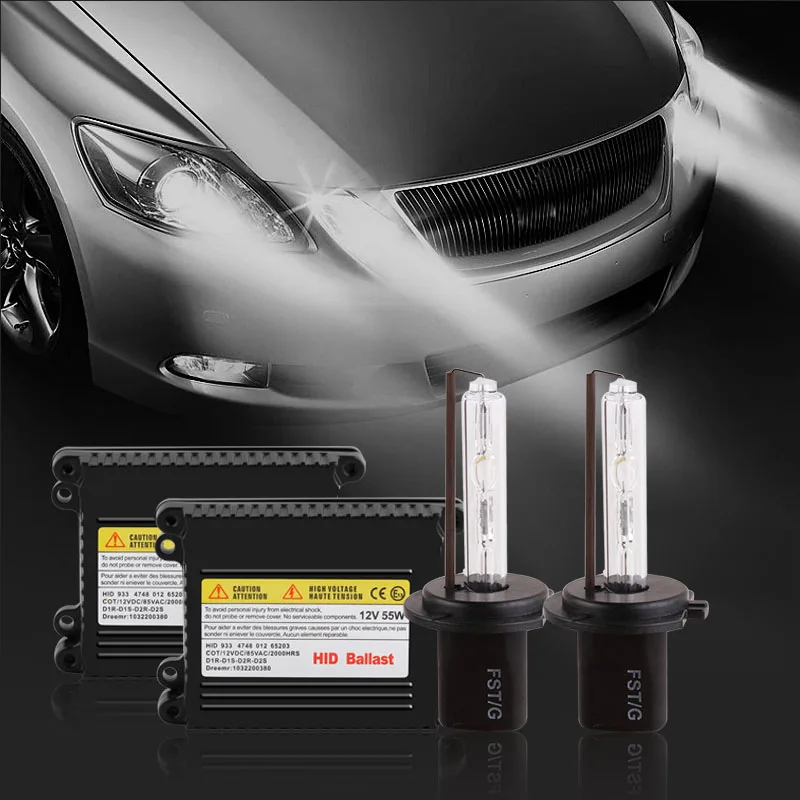 Комплект ксеноновых фар для автомобиля 2 шт. H7 55 Вт 12 В 3000K 4300K 5000K 6000K 8000K 10000K|xenon