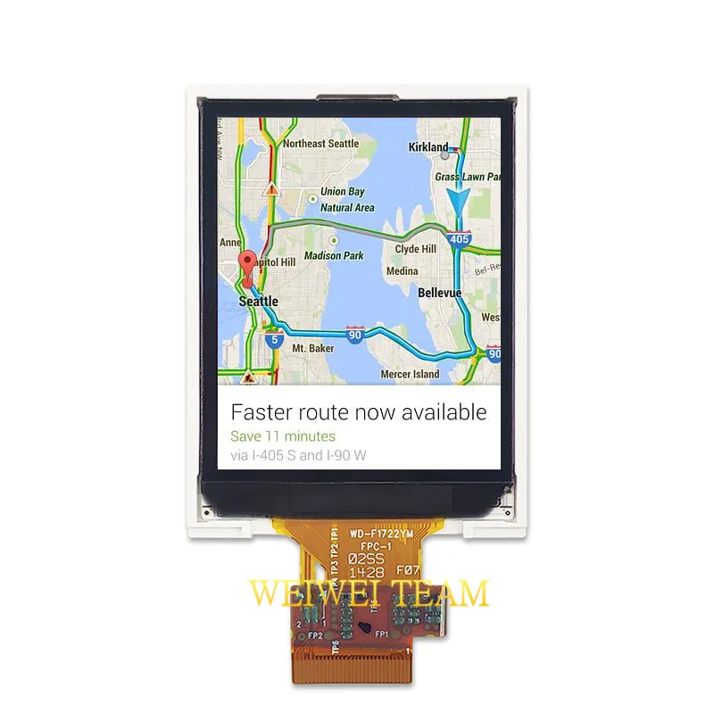 Ручной GPS Φ ЖК экран WD F1722YM панель дисплея 2 дюймов TFT LCD модуль|Экраны для мобильных