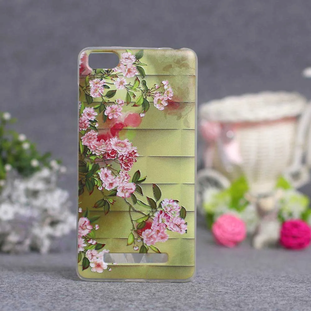 6 Для Coque Xiaomi mi 4c mi 4i силиконовый чехол ТПУ задняя крышка для Fundas Xiaomi mi 4c 4i чехол 3D узор Капа для Xiao mi M4C M4i чехол s - Цвет: 6