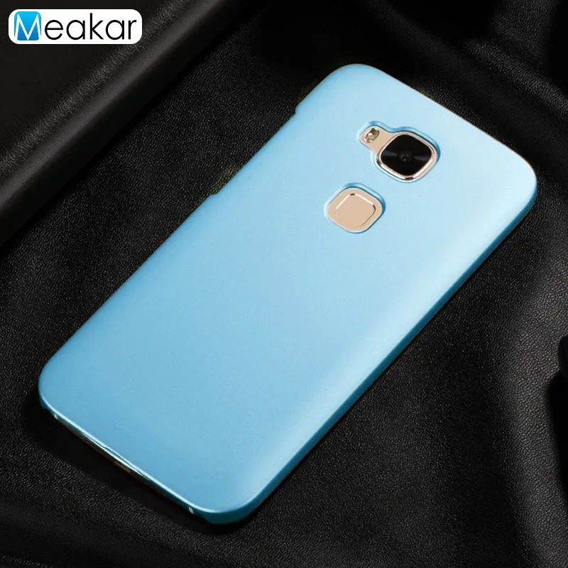 sky blue Матовая Пластик Coque 5.5For huawei G8 чехол для huawei G8 G7 плюс Maimang 4 D199 телефона чехол-лента на заднюю панель - Цвет: sky blue