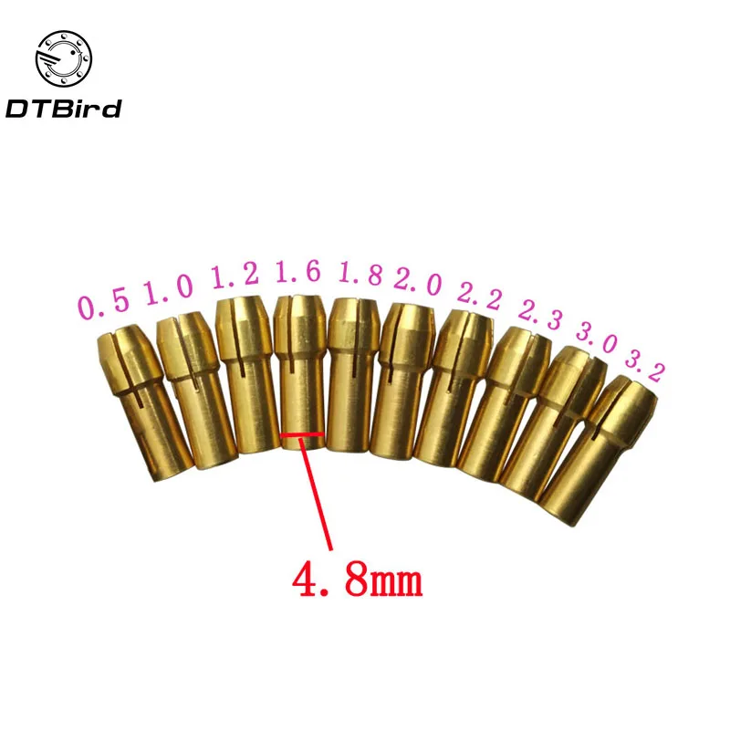 Мини-патрон для дрели Dremel 10 шт. адаптер микро патрона вращающегося инструмента |