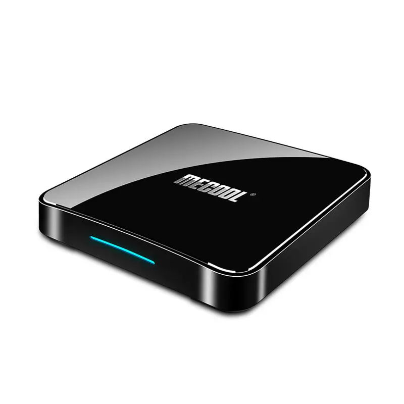 FFYY-Mecool Km3 Android 9,0 ТВ-приставка Amlogic S905X2 Четырехъядерный 4G Ddr4 64G Rom 2,4G/5G Wifi Bluetooth 4K Atv смарт-приставка Vo