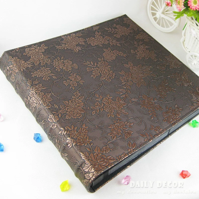 Фотоальбом для 600 фотографий большой емкости Hi-Q vintage из искусственной кожи 6 дюймов семейный фотоальбом 4R Свадебные фотоальбомы с утопленным креплением (art.: 7ac16dbe4) - 7ac16dbe4