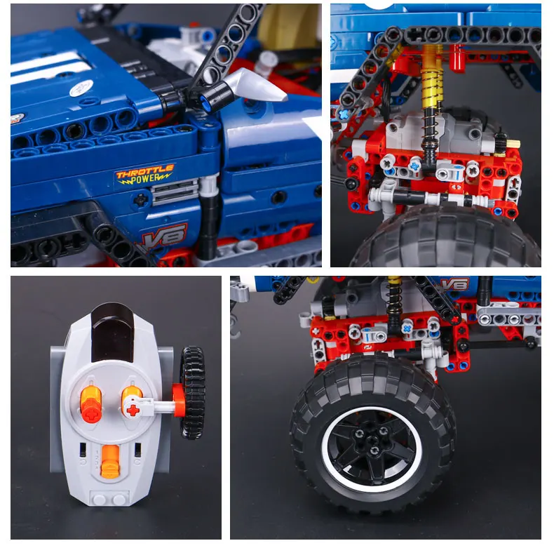 DHL 20011 Technic Motors 41999 4x4 Crawler Exclusive Edition of off-road vehicles Set Building blocks Bricks Boy Gifts
