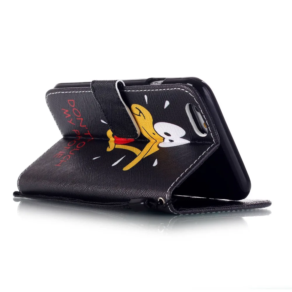 Чехол-бумажник с рисунком для iPod Touch 6 чехол-книжка из искусственной кожи