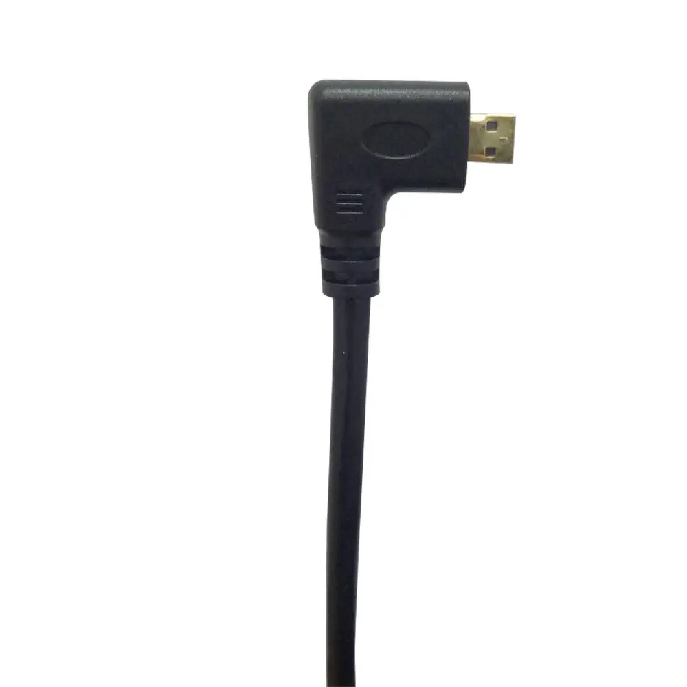 Danspeed HDMI 90 градусов левый/правый угол микро штекер Микро Женский позолоченый