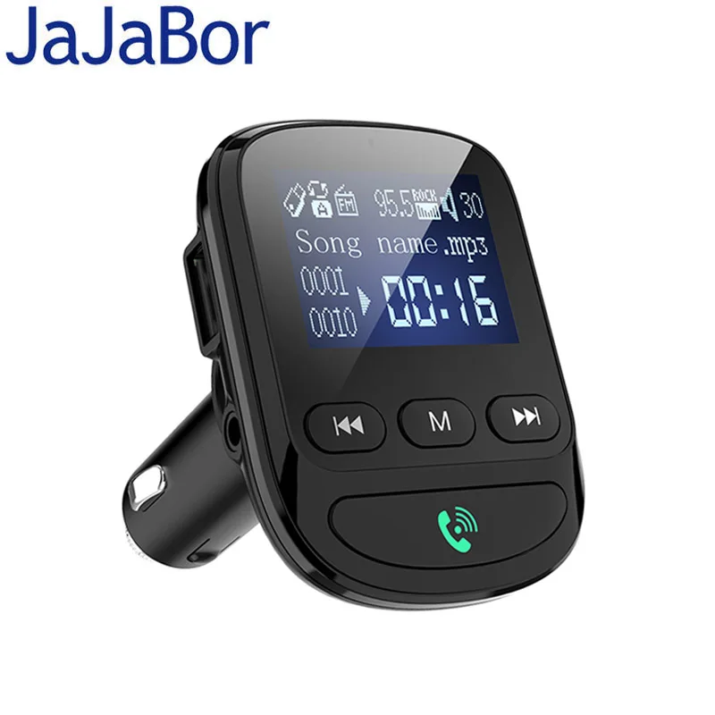 Беспроводной fm-передатчик JaJaBor Bluetooth Carkit 5 0 стерео A2DP воспроизведение музыки