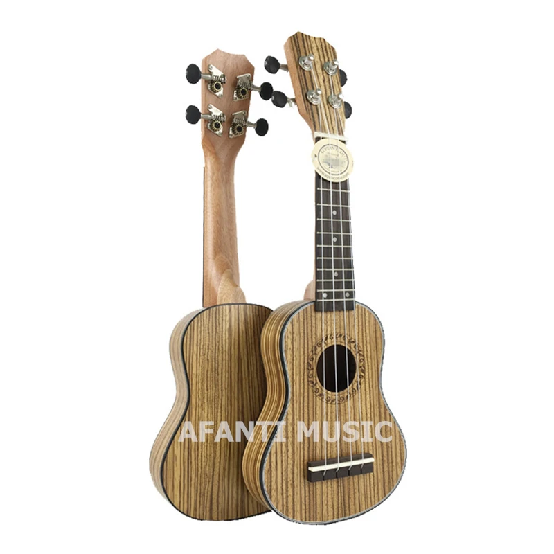 Afanti Music Zebrawood/17 дюймовое укулеле (DGA 214)|zebrawood|zebrawood ukulele |