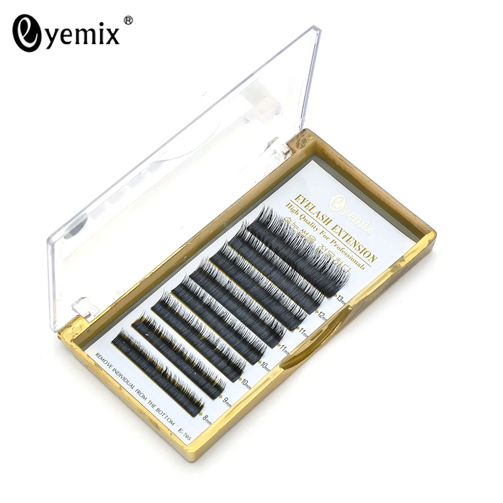 Eyemix Curl B C D норковые ресницы индивидуальное наращивание ресниц искусственные 8