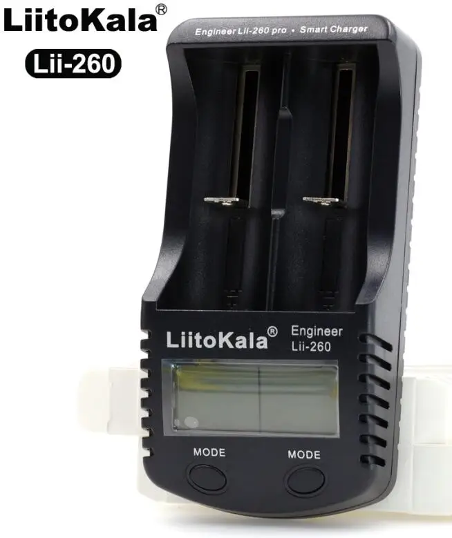 Lii-260 Only charger Liitokala Lii-260 lcd 18650/26650etc зарядное устройство Обнаружение емкости литиевой батареи/внутреннего сопротивления/напряжения и т. Д - Цвет: Lii-260 Only charger