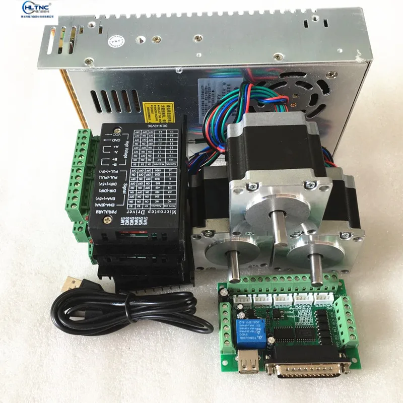 Рус корабль 3 шт. 57HS5630A4/D8 Nema23 шаговый двигатель+ TB6600 Драйвер+ 5 оси интерфейсная плата+ блок питания для ЧПУ