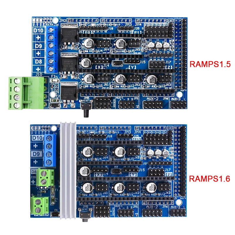 3D принтер BIQU Ramps 1 6 5 4 контроллер Reprap Mendel с 3d принтером A4988 DRV8825 TMC2130 для деталей