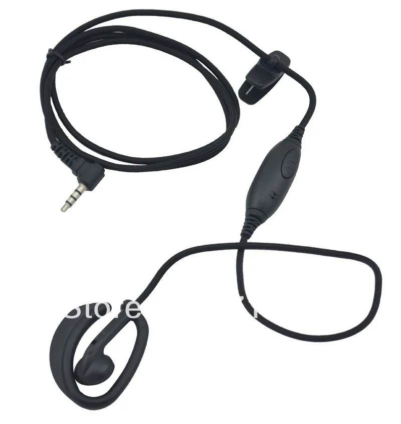 Наушник/Заушник с микрофоном для Yaesu/Vertex Standard VX 1R FT 60R VXF 1 110 150 50 130 160 168 180 210A
