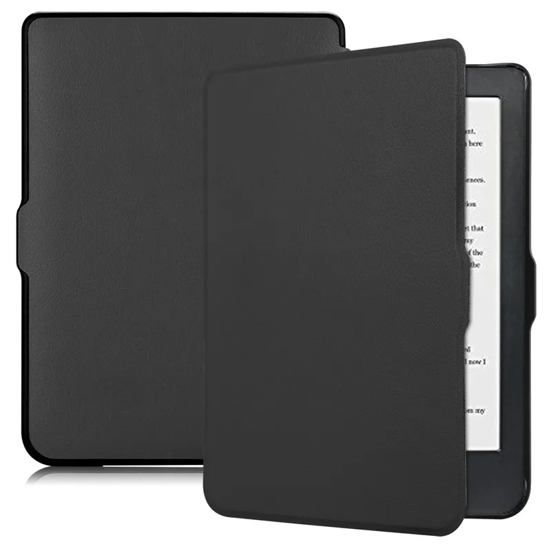 

2018 New Ultra Slim Smart Cover Case For Kobo Clara Clear HD 6 inch PU leather Case eBooks Protective Cover Case +Film+Pen