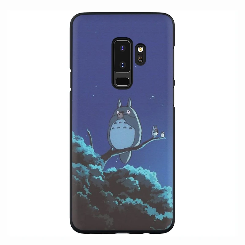 Мягкий чехол для телефона Studio Ghibli Ghiblies totoro для samsung Galaxy M10 20 30 S6 7 Edge S8 9 10 Plus S10E Note 8 9 - Цвет: B1
