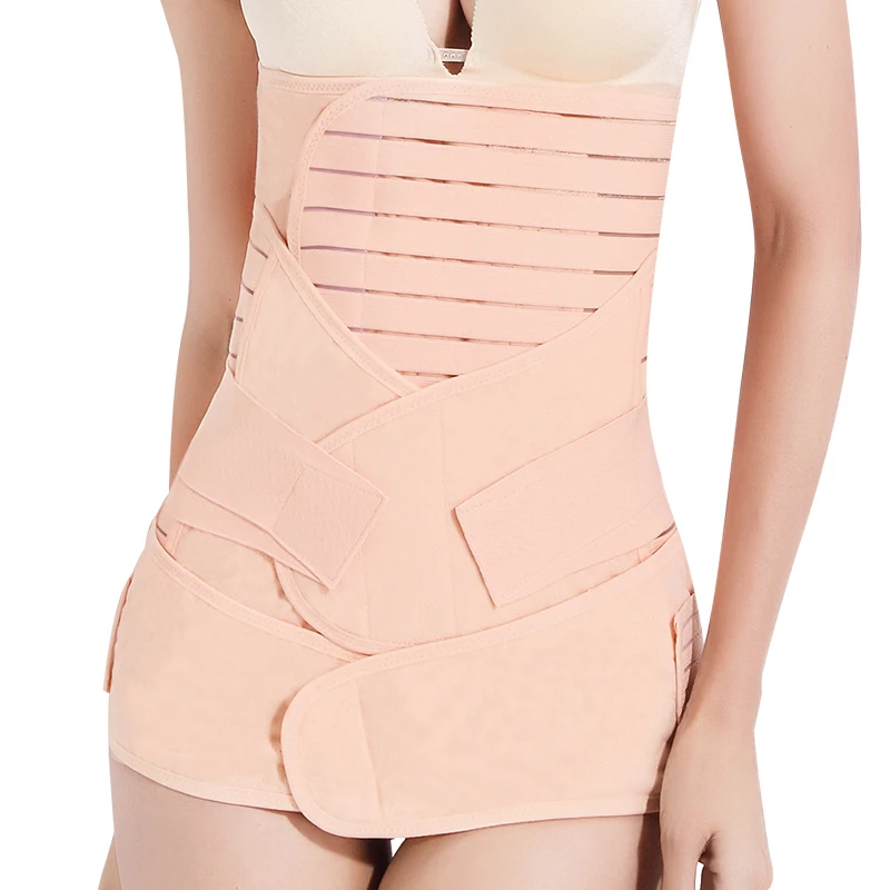 

Postpartum Abdomen Belt For Pregnant Women Body Shapewear Slimming Bandage 3 In1 Corset Waist Belt Shaper