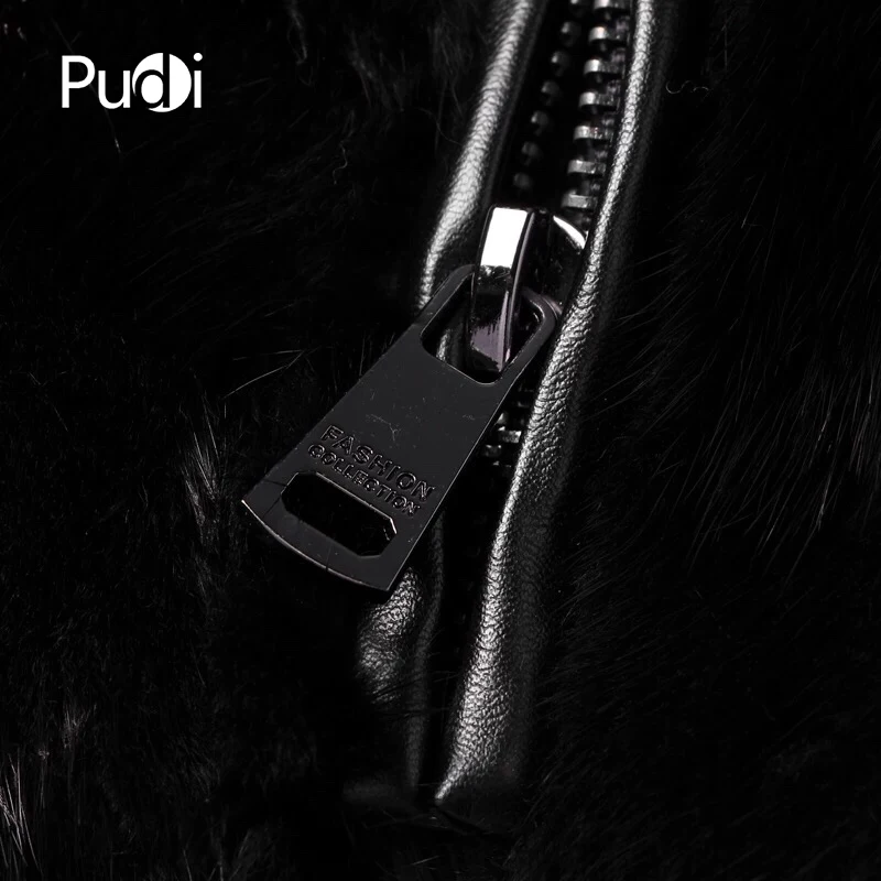 PUDI 2019 зимние Для мужчин новая мода натуральный мех норка меховая жилетка куртка