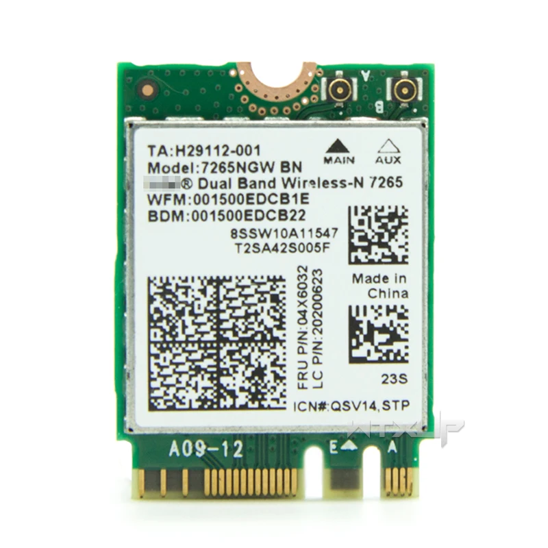 Беспроводная Wifi карта для Intel 7265NGW BN Wireless N 7265 NGFF сетевой адаптер Wlan FRU: 04X6032