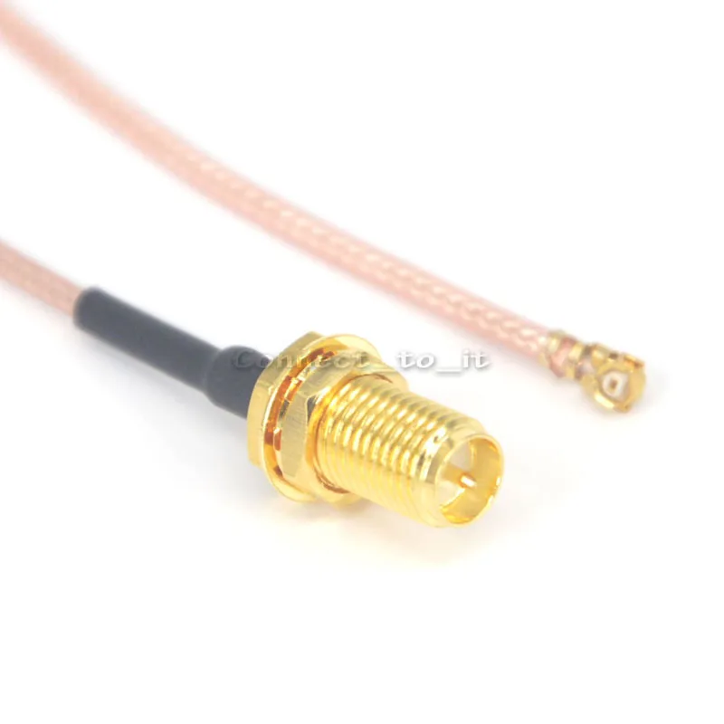 10 шт. RP SMA IPX адаптер Female к Соединительный пигтейльный кабель RG 178 20 см 25 см|sma shipping|sma
