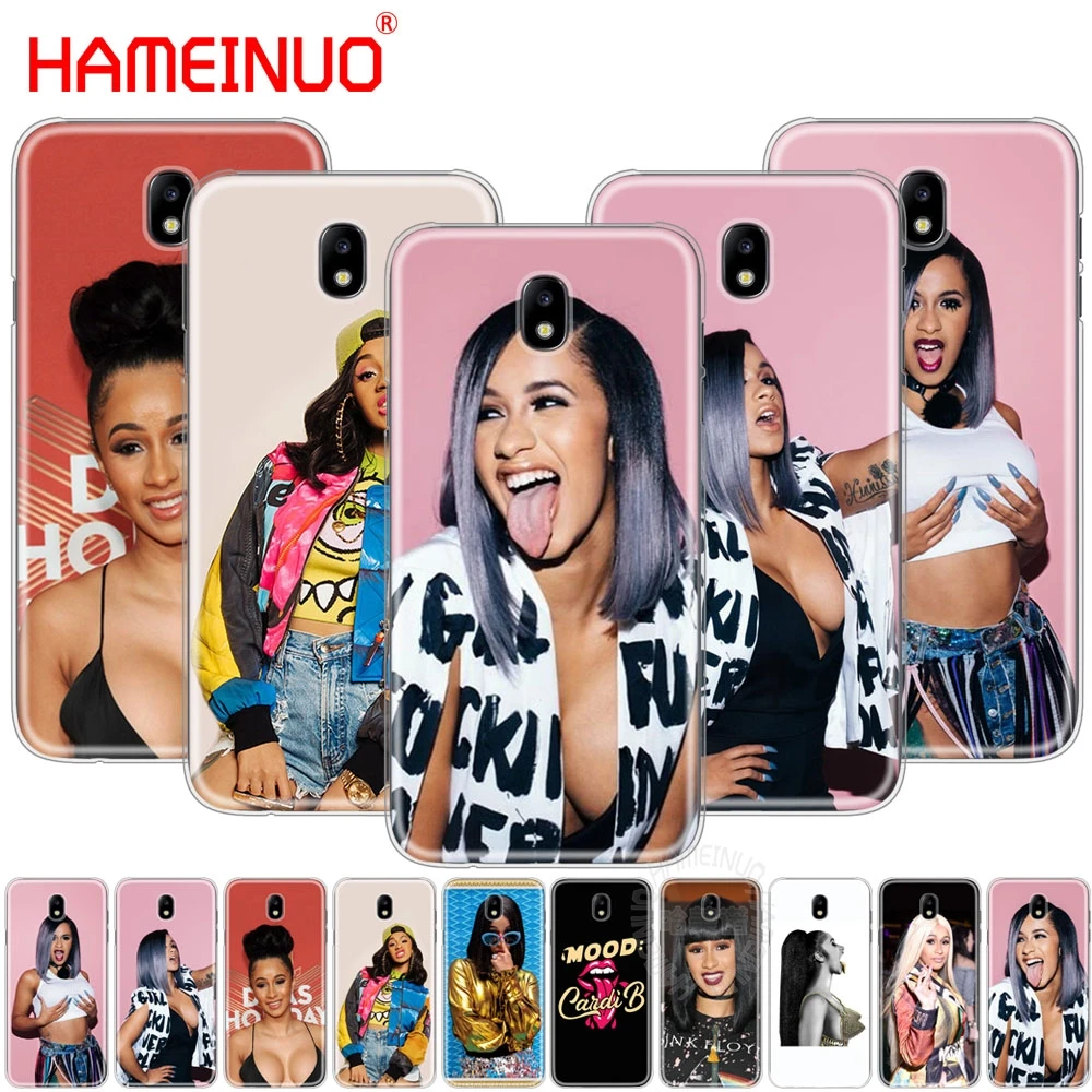 HAMEINUO Забавная девушка Cardi B чехол для телефона Samsung Galaxy J3 J5 J7 2017 J527 J727 J327 J330 J530 J730 PRO |