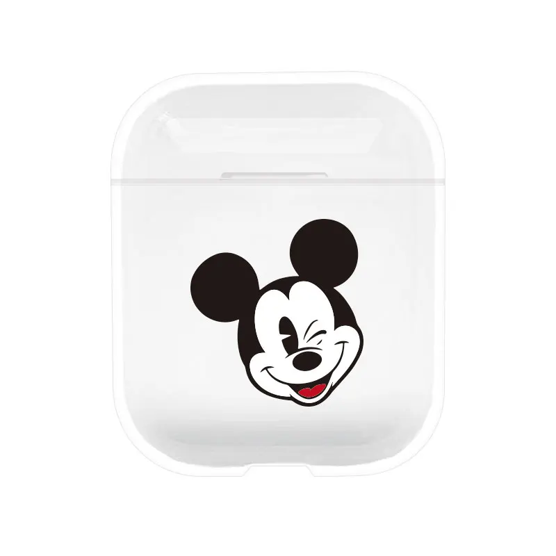 06 Милый прозрачный чехол с рисунком супергероя для Airpods, беспроводной защитный чехол, противоударный чехол для Apple Air Pods, 2 чехла для зарядки - Цвет: 06