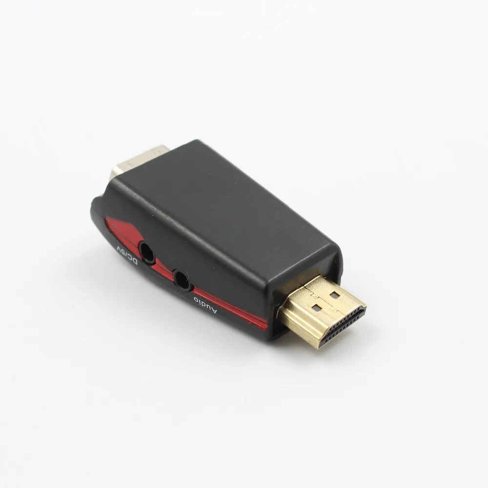 Адаптер конвертер DOITOP HD 1080P HDMI в VGA папа мама для ПК DVD ноутбук с HDTV планшет + USB