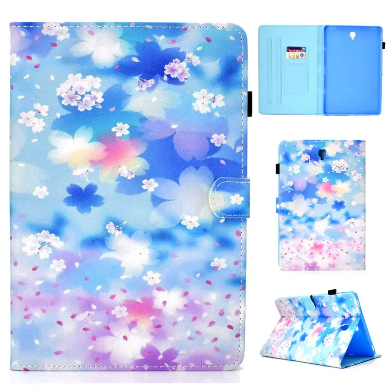 Чехол для Samsung Galaxy Tab S4 10,5 T830 T835 SM-T830 SM-T835 10," чехол Funda планшет с рисунком героев мультфильмов, чехол с подставкой+ стилус+ Защитная пленка на экран