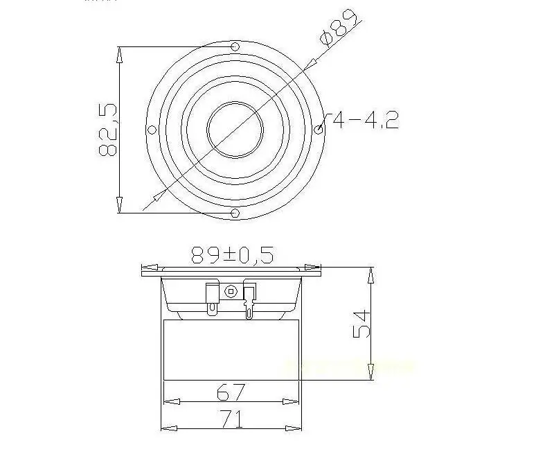 2шт 3 дюйма 4 Ом 15 Вт Полнодиапазонный динамик сабвуфер HIFI качество звука Музыка FM