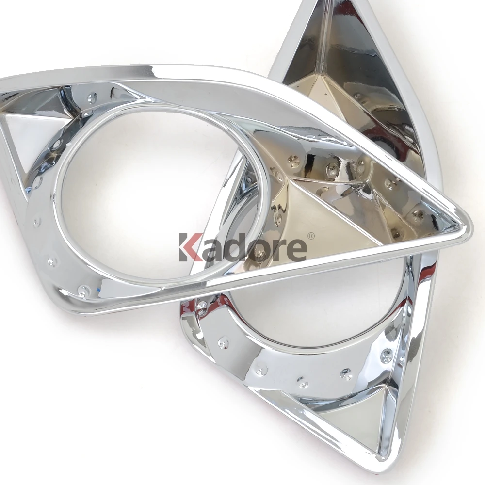 Для Toyota Corolla International E140 2007-2010 ABS хромированный передний противотуманный светильник, противотуманный светильник, накладка, автомобильная наклейка, внешние аксессуары