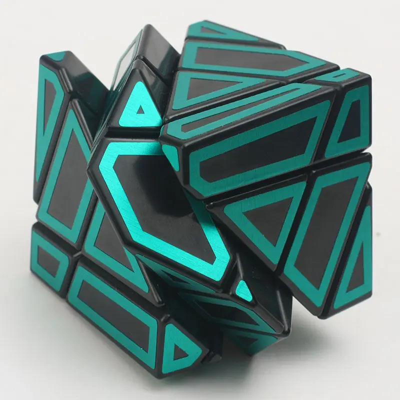 Ghost нестандартный волшебный куб наклейки-пазлы Обучающие игрушки черного и