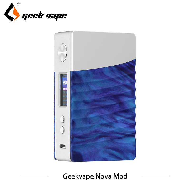 Оригинальный Geekvape Nova Mod Geek vape 200 Вт поле двойной батарея электронная сигарета