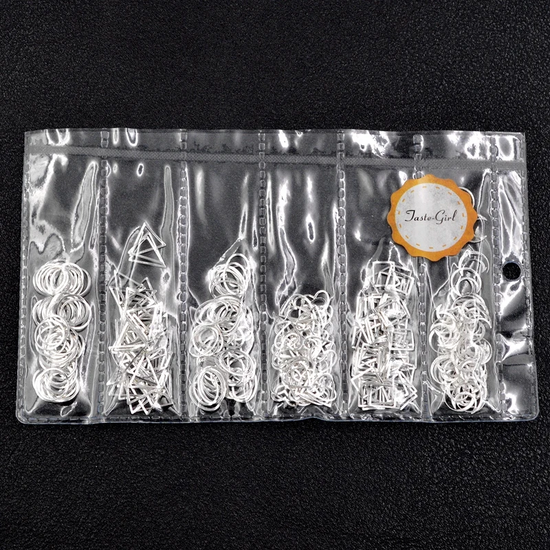 Смешанный стиль сплав полые 3d украшения для ногтей рамки круглые аксессуары