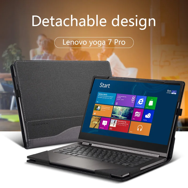 Чехол для lenovo Йога C930 13 из искусственной кожи чехол-книжка защитный чехол для ноутбука Тип крышка клавиатуры совместимый для занятий йогой 7 Pro 13,9