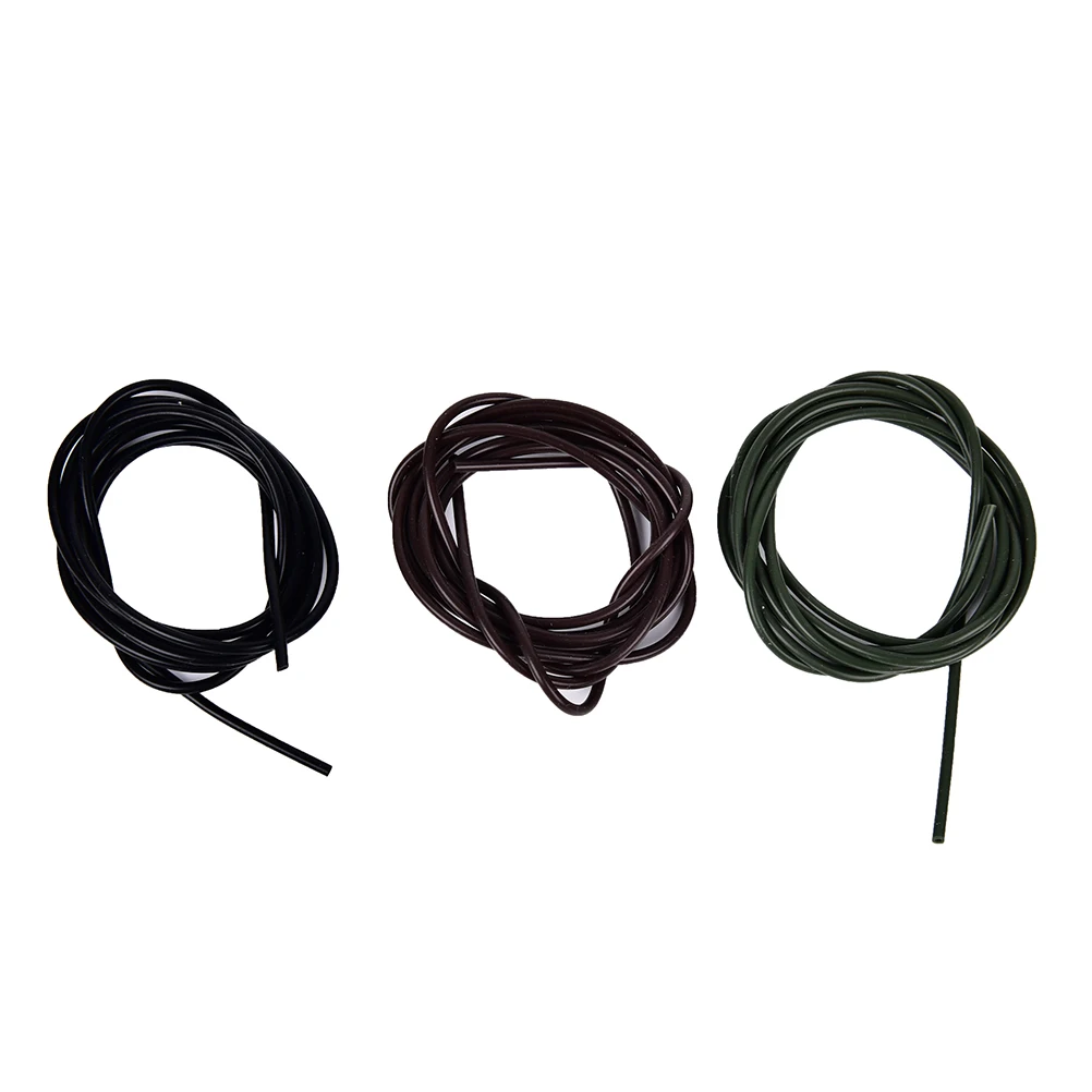

3x 1M Fishing Tackles Fishing Tube Soft Carp Rigs Tube Carp Fishing Access Silicone Rig Tubes Silicone Soft Tube Sleeve for Carp
