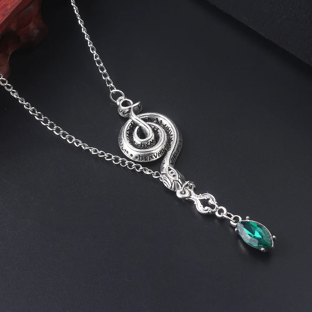Женское Ожерелье змея Nagini ожерелья подвески с кристаллами ювелирные изделия из