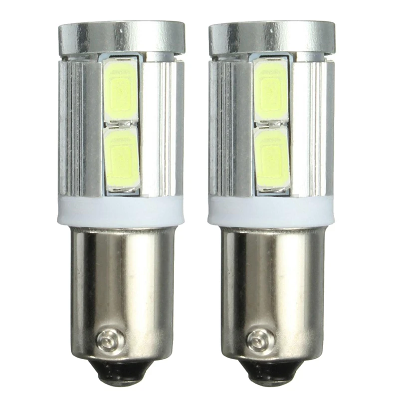 2x Универсальные лампы BA9S H6W 10SMD светодиодный светильник Sidelight Canbus без ошибок 6000k