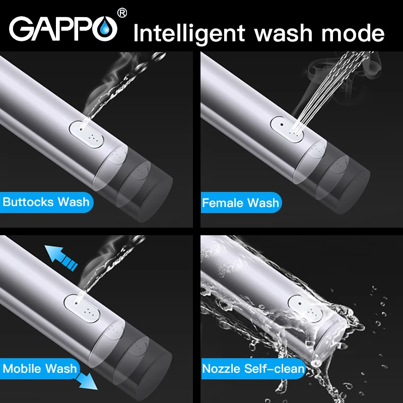 GAPPO Smart Toilet Seats 2 Color Panel Control Quick Heated Multi-function Cover Electric Intelligent Bidet | Обустройство