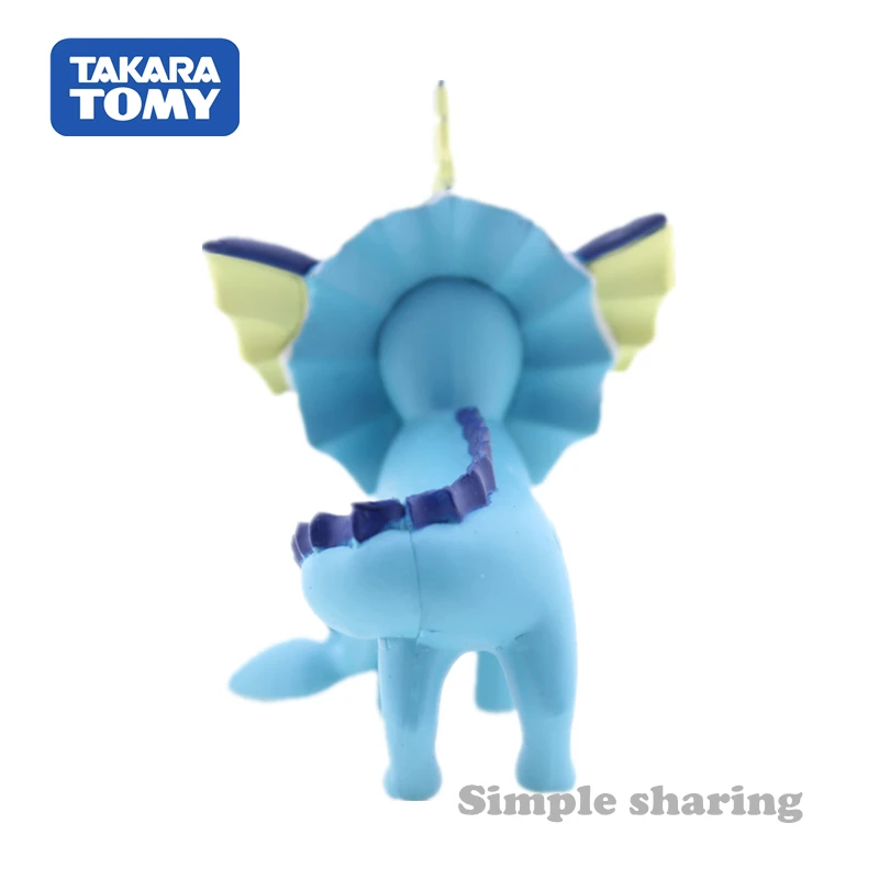 Takara Tomy Tomica Moncolle игровых ЕХ-модель воды Вапореон аниме Рисунок Детские литые