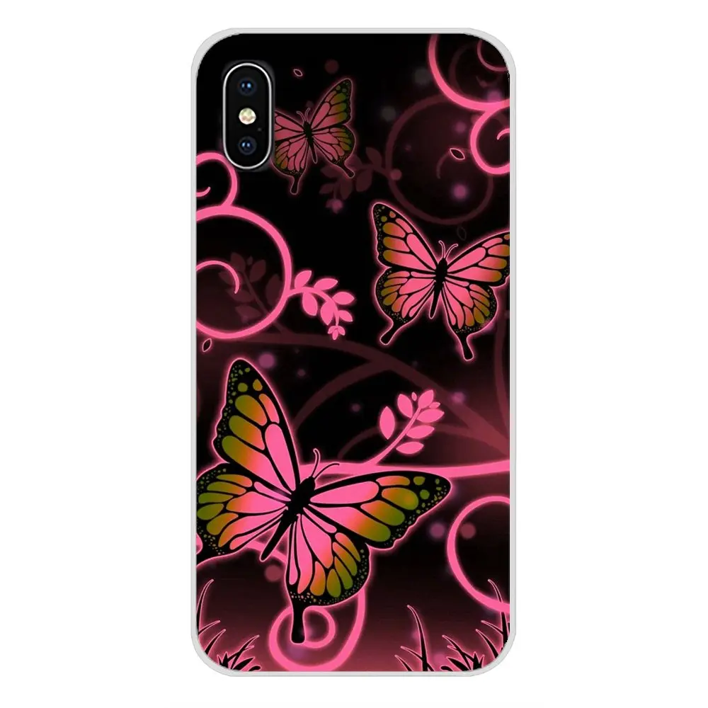 Accessories Phone Cases Covers For Huawei Mate Honor 4C 5C 5X 6X 7 7A 7C 8 9 10 8C 8X 20 Lite Pro Lovely Cute Butterfly Flower | Мобильные