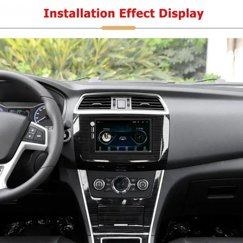 7 дюймов Сенсорный экран Android 8,1 заднего вида Камера gps Navi FM радио, Wi-Fi, BT4.0 Dual USB ADAS DVR Регистраторы тире Камера Dashcam