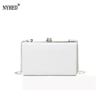 Сумка женская через плечо, с клапаном и цепочкой